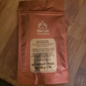 Teavana Poached Pear cider tea 2oz sealed bag new unused